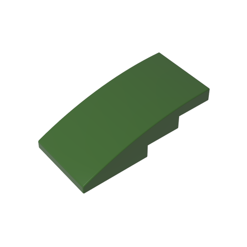 Gobricks,Slope Curved 4 x 2 No Studs,93606