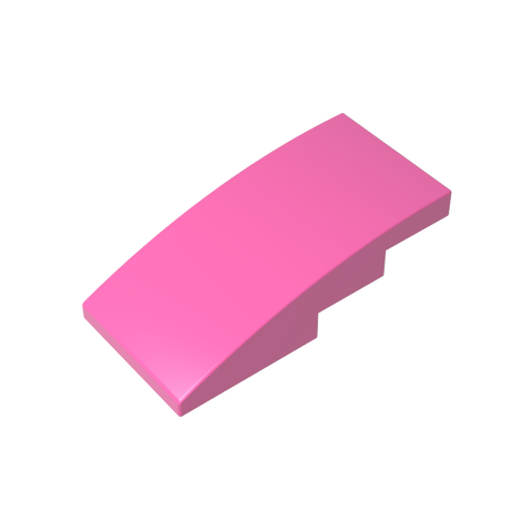 Gobricks,Slope Curved 4 x 2 No Studs,93606