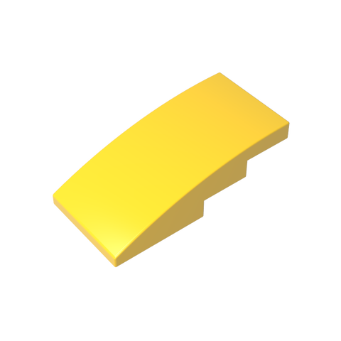 Gobricks,Slope Curved 4 x 2 No Studs,93606
