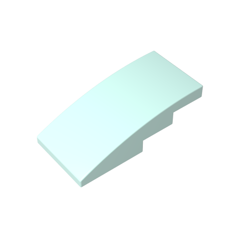 Gobricks,Slope Curved 4 x 2 No Studs,93606