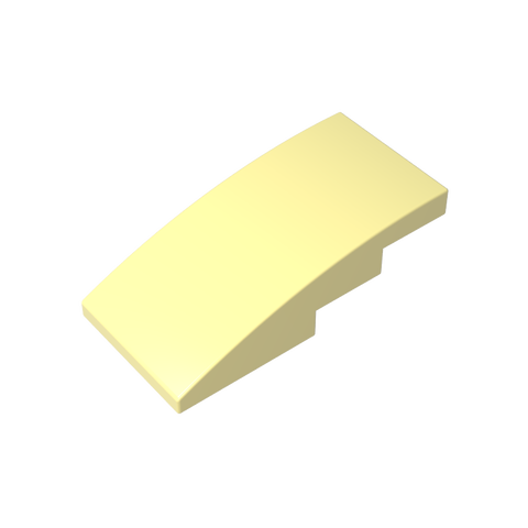 Gobricks,Slope Curved 4 x 2 No Studs,93606