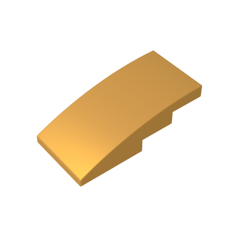 Gobricks,Slope Curved 4 x 2 No Studs,93606