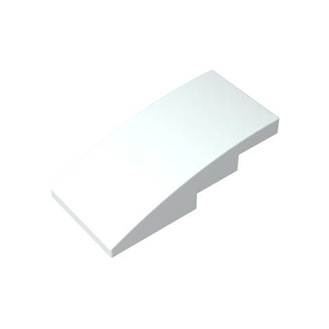 Gobricks,Slope Curved 4 x 2 No Studs,93606