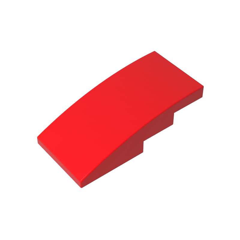 Gobricks,Slope Curved 4 x 2 No Studs,93606
