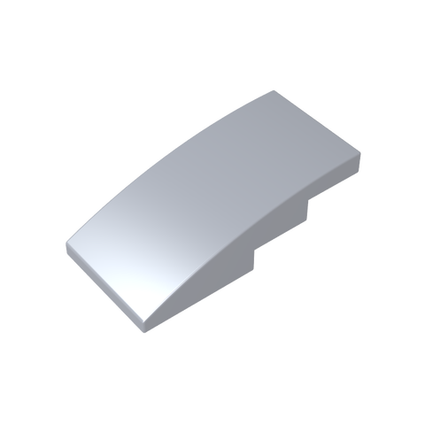 Gobricks,Slope Curved 4 x 2 No Studs,93606