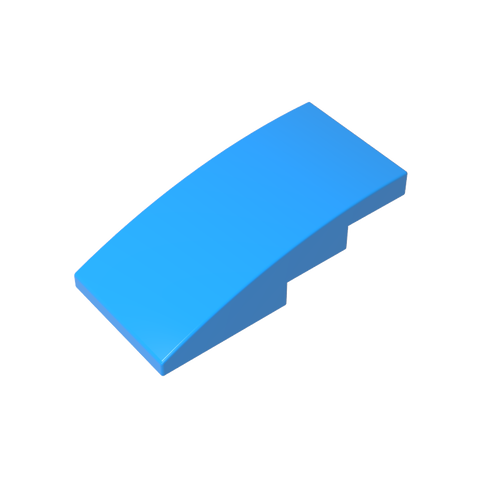 Gobricks,Slope Curved 4 x 2 No Studs,93606