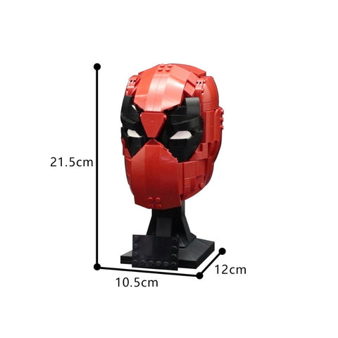 (Gobricks version) 570PCS MOC-188311 Deadpool's Mask