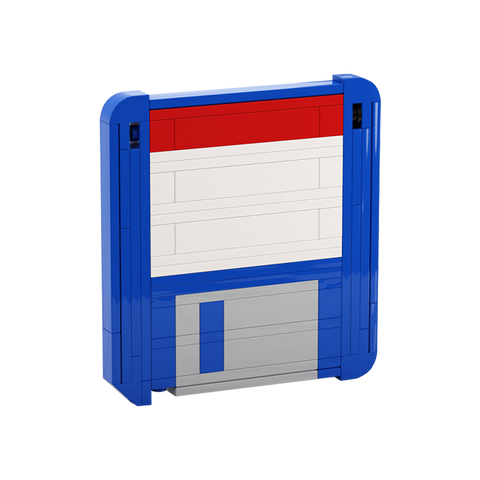 (Gobricks version) 60pcs MOC-82252 Save Icon (Floppy Disk) Update