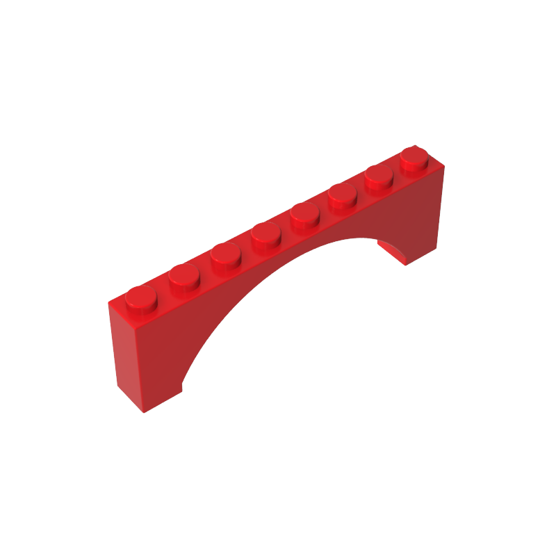 Gobricks,Brick Arch 1 x 8 x 2 Raised,16577,3308,40296
