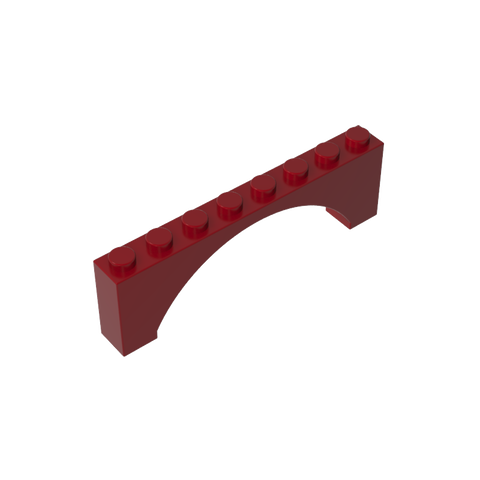 Gobricks,Brick Arch 1 x 8 x 2 Raised,16577,3308,40296