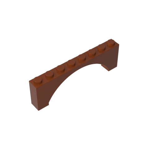 Gobricks,Brick Arch 1 x 8 x 2 Raised,16577,3308,40296