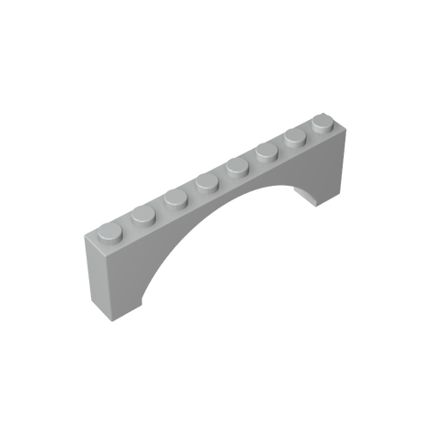 Gobricks,Brick Arch 1 x 8 x 2 Raised,16577,3308,40296