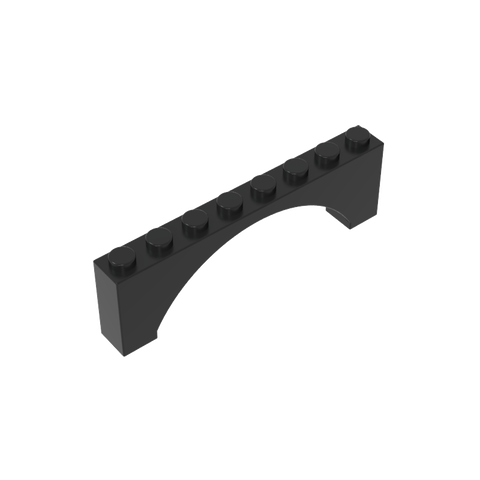 Gobricks,Brick Arch 1 x 8 x 2 Raised,16577,3308,40296
