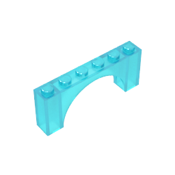 Brick Arch 1 x 6 x 2 - Thin Top without Reinforced Underside [New Version] ,15254