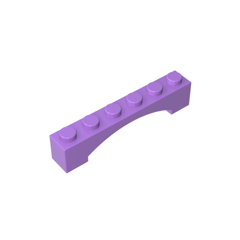 Gobricks,Brick Arch 1 x 6 Raised Arch,92950,3455