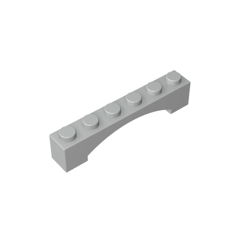 Gobricks,Brick Arch 1 x 6 Raised Arch,92950,3455