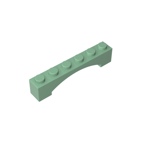 Gobricks,Brick Arch 1 x 6 Raised Arch,92950,3455