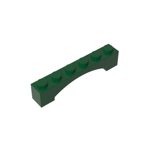 Gobricks,Brick Arch 1 x 6 Raised Arch,92950,3455