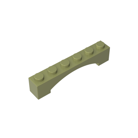 Gobricks,Brick Arch 1 x 6 Raised Arch,92950,3455