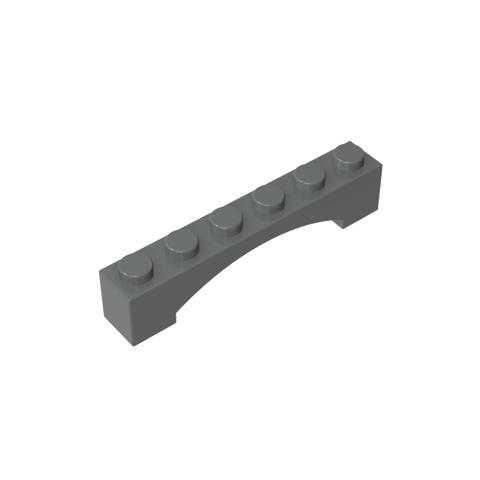 Gobricks,Brick Arch 1 x 6 Raised Arch,92950,3455