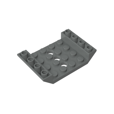 Gobricks,Slope Inverted 45° 6 x 4 Double with 4 x 4 Cutout and 3 Holes,60219,30283
