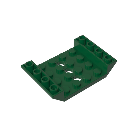 Gobricks,Slope Inverted 45° 6 x 4 Double with 4 x 4 Cutout and 3 Holes,60219,30283