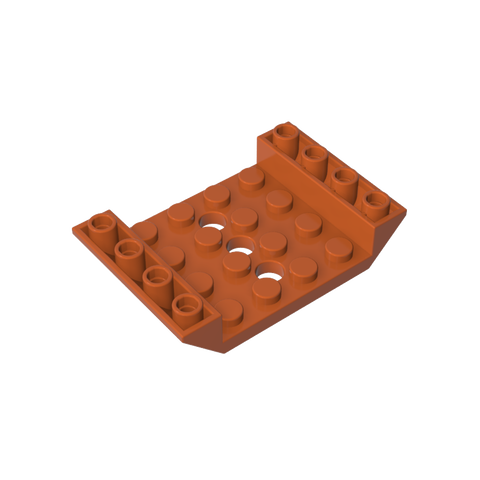 Gobricks,Slope Inverted 45° 6 x 4 Double with 4 x 4 Cutout and 3 Holes,60219,30283