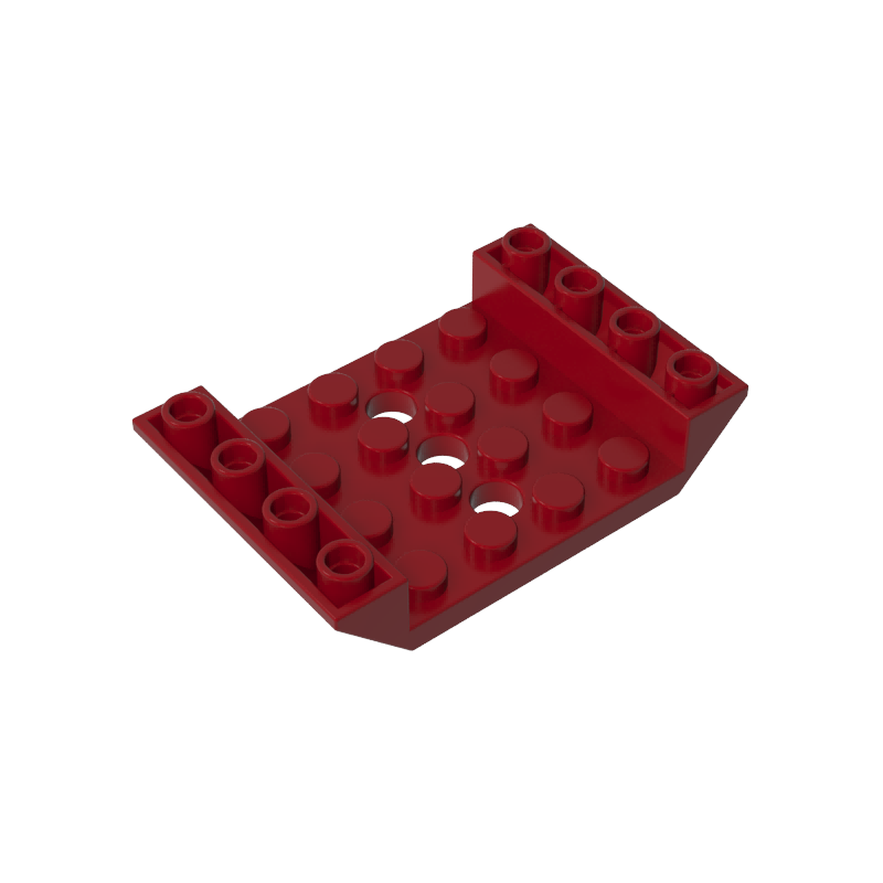 Gobricks,Slope Inverted 45° 6 x 4 Double with 4 x 4 Cutout and 3 Holes,60219,30283