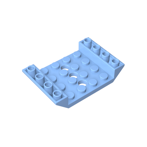 Gobricks,Slope Inverted 45° 6 x 4 Double with 4 x 4 Cutout and 3 Holes,60219,30283