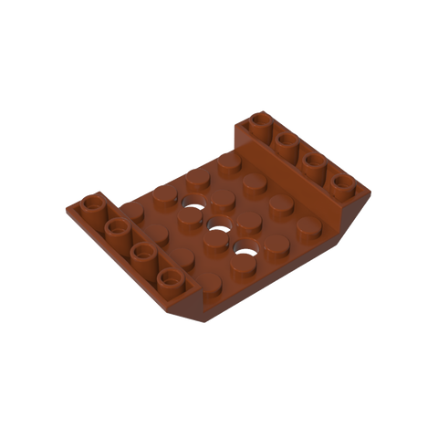 Gobricks,Slope Inverted 45° 6 x 4 Double with 4 x 4 Cutout and 3 Holes,60219,30283