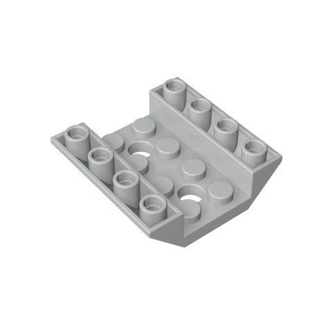 Gobricks,Slope Inverted 45° 4 x 4 Double with 2 Holes,72454,4854