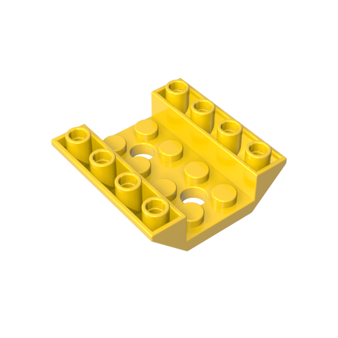 Gobricks,Slope Inverted 45° 4 x 4 Double with 2 Holes,72454,4854