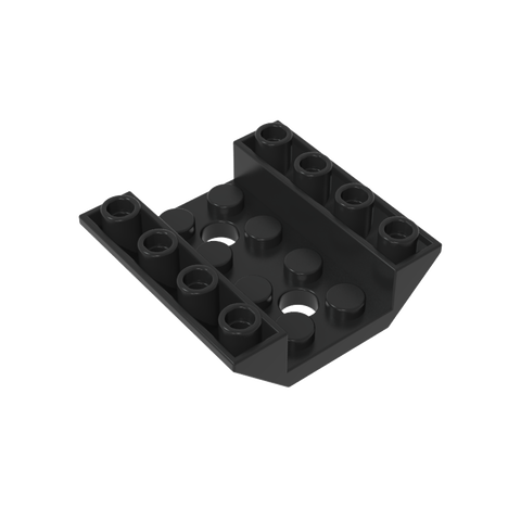 Gobricks,Slope Inverted 45° 4 x 4 Double with 2 Holes,72454,4854