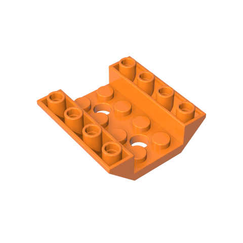 Gobricks,Slope Inverted 45° 4 x 4 Double with 2 Holes,72454,4854