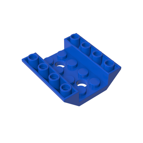 Gobricks,Slope Inverted 45° 4 x 4 Double with 2 Holes,72454,4854