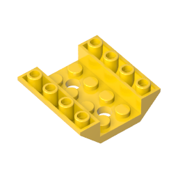 Slope Inverted 45° 4 x 4 Double with 2 Holes,72454