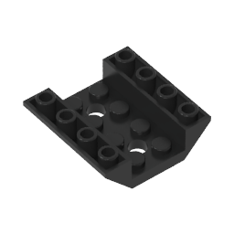 Slope Inverted 45° 4 x 4 Double with 2 Holes,72454