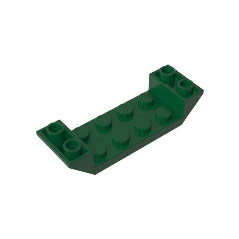 Gobricks,Slope Inverted 45° 6 x 2 Double with 2 x 4 Cutout,22889