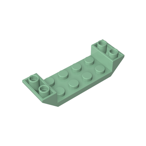 Gobricks,Slope Inverted 45° 6 x 2 Double with 2 x 4 Cutout,22889
