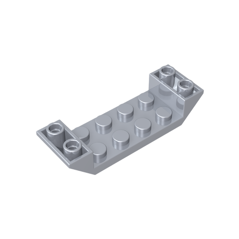 Gobricks,Slope Inverted 45° 6 x 2 Double with 2 x 4 Cutout,22889