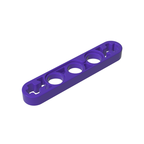 Gobricks,Technic Beam 1 x 5 Thin with Axle Holes on Ends,11478,44864
