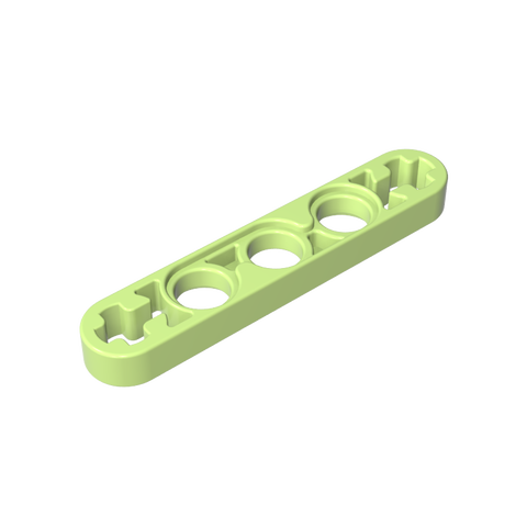 Gobricks,Technic Beam 1 x 5 Thin with Axle Holes on Ends,11478,44864