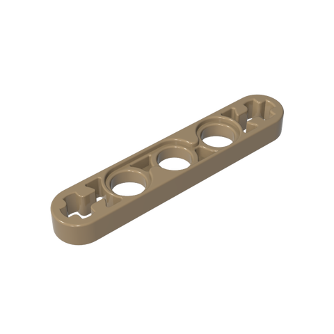 Gobricks,Technic Beam 1 x 5 Thin with Axle Holes on Ends,11478,44864