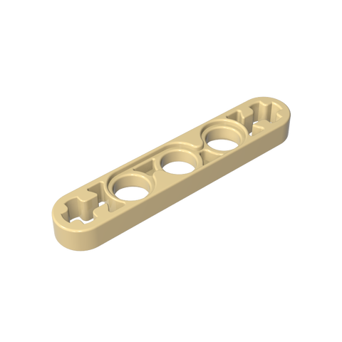 Gobricks,Technic Beam 1 x 5 Thin with Axle Holes on Ends,11478,44864