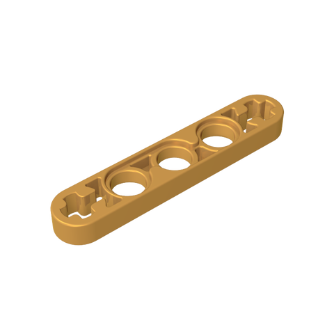 Gobricks,Technic Beam 1 x 5 Thin with Axle Holes on Ends,11478,44864