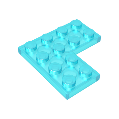 Gobricks,Plate 4 x 4 Corner,2639