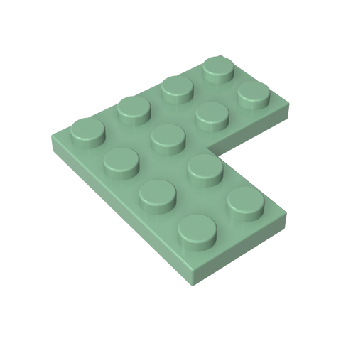 Gobricks,Plate 4 x 4 Corner,2639