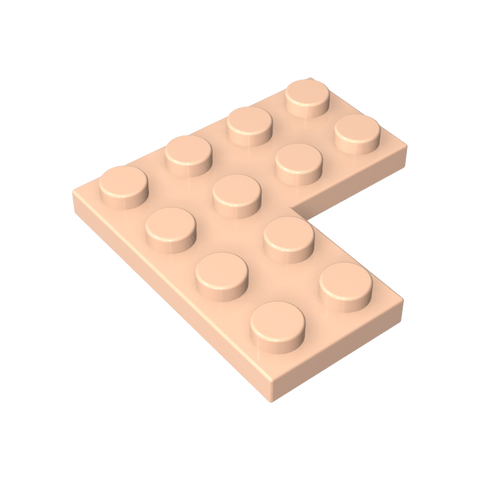 Gobricks,Plate 4 x 4 Corner,2639