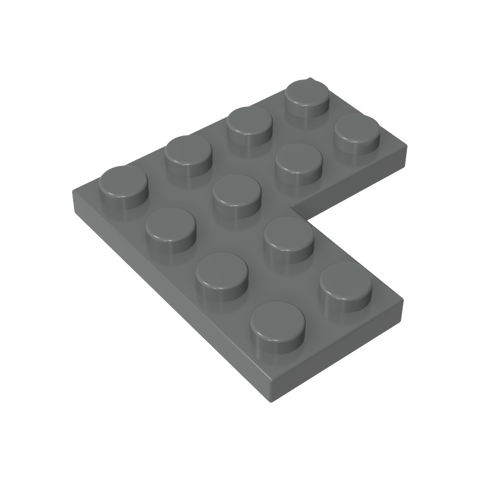 Gobricks,Plate 4 x 4 Corner,2639