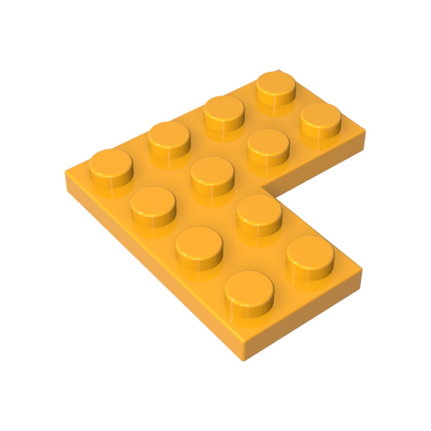 Gobricks,Plate 4 x 4 Corner,2639